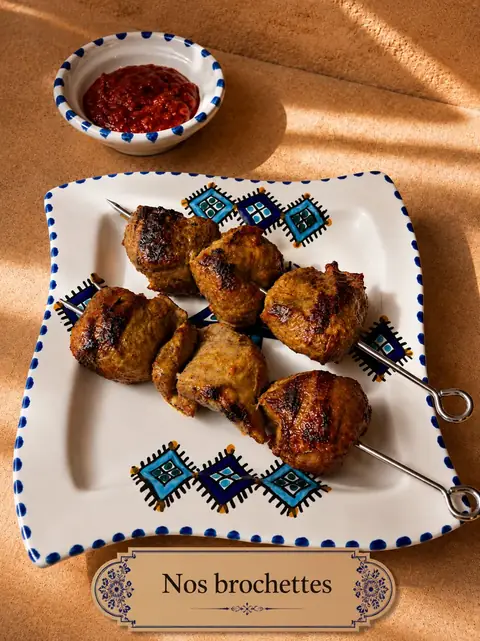 Nos brochettes